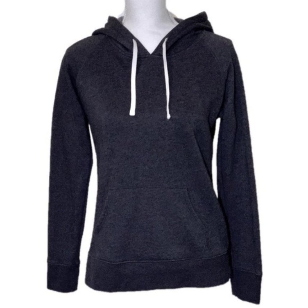 Old Navy Dark Charcoal Fleece Hoodie Size Small